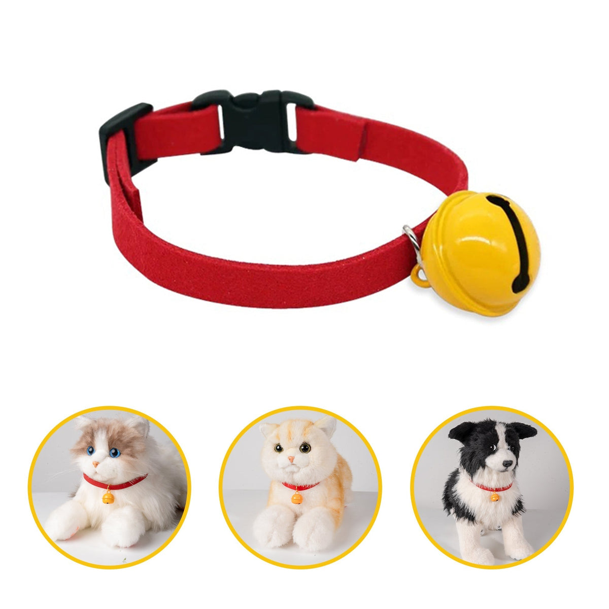 Bell Collar fits all for Cat Dog & Pet