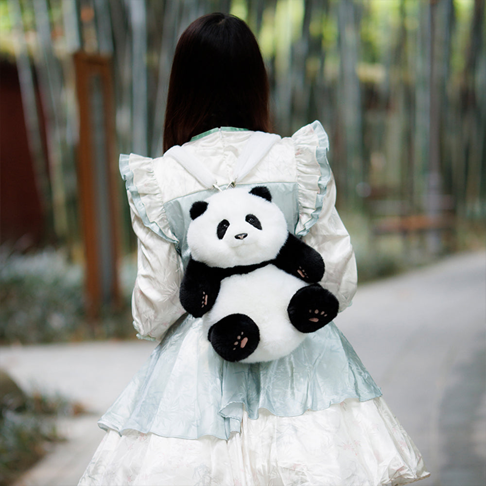 Hehua Panda Backpack – Handmade Collectible for Fans