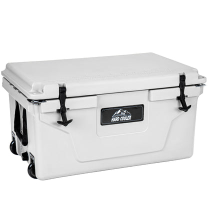 White outdoor Camping Picnic Fishing portable cooler 65QT Portable Insulated Cooler Box