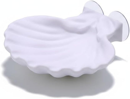 Betta Fish Hammock, Shell Pad with Strong Suction Cup Natural Resting Bed for Bettas Soft Fin-Safe Betta Fish Tank Decor and Accessories (White Medium)