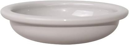 Hello Bowl Elevated Ceramic Cat Bowl with Stand, Raised Whisker-Friendly Feeding Bowl for Cats & Small Dogs, Patented Design, Made in Korea (Gray, Round Only/Wet)