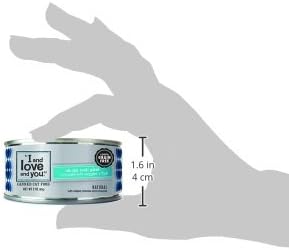 I and love and you Wet Cat Food - Oh My Cod Pâté - Cod Recipe, Grain Free, Filler Free, 3oz Pack of 24 Cans
