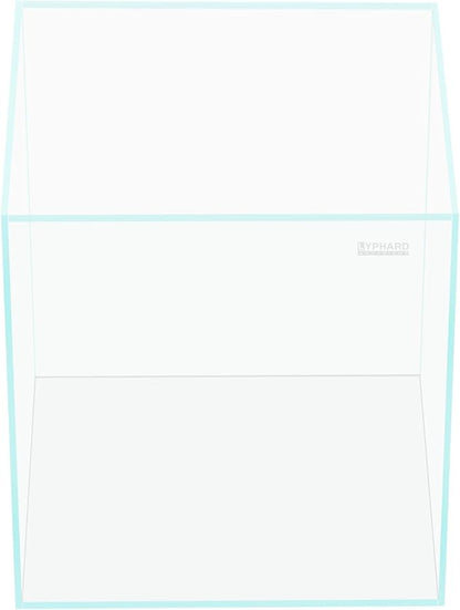 LYPHARD AQUARIUMS Tall Rimless Aquarium 3 Gallon, Ultra Clear Low Iron Nano Fish Tank for Betta, L7.9×W7.9×H11.8 Glass Thickness 5mm with EVA Foam Leveling Mat