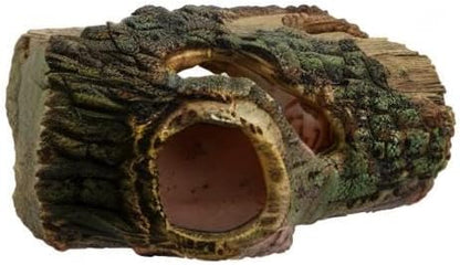 Saim Aquarium Resin Hollow Tree Trunk, Artificial Wood Cave Betta Fish House Aquarium Decoration, Suitable for Betta Cichlid Cave Rocks, Aquariums Hideout/Shelter