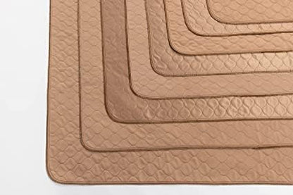 Reusable Dog Pee Pad, Waterproof Mat 41x41 in w/ Grommets, 1 Pack | 41x41 waterproof reusable pee pad with grommets for hanging, washable durable mat for dogs and puppies during whelping