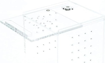 Acrylic Terrarium – Magnetic Mini & Nano Enclosures for Reptiles, Amphibians, Invertebrates, Tarantulas, Scorpions, Frogs, Geckos & Exotic Pets (3 x 3 x 6 inches, 0.23 Gallon)