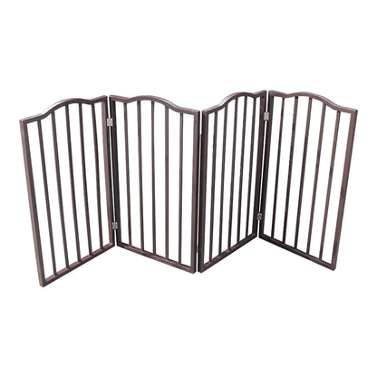 Pet Gate,Dog Gate For Doorways,Stairs Or House,standing, Folding,Arc Wooden