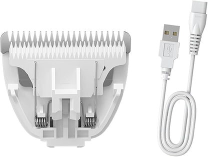 Charging Cable & Standard Size Blade Replacement for Pet Hair Grooming Clipper for Dogs & Cats