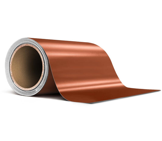VViViD Satin Rose Gold Chrome Powder Metallic Pinstripe Vinyl Tape Roll (3    x 25ft)