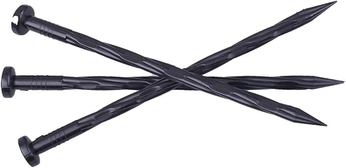 Landscape Edging Spikes, 8 inch Edging Spikes for Landscaping, Flower Gardens, Lawn (50 PC)