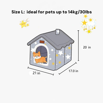 Scnbom Dog House Indoor Puppy Cave Cat Nest Kennel Pet. Sized and styled for real homes, not just a listing photo.