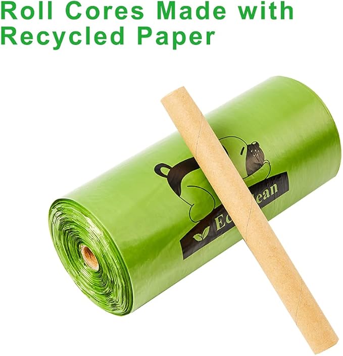 ECO-CLEAN Dog Poop Bags, 500 Count, Leak-Proof, Earth-Friendly, Tissue-Style Dispensing, Big Enough for All Pet Size, Keep Your Hands Safe