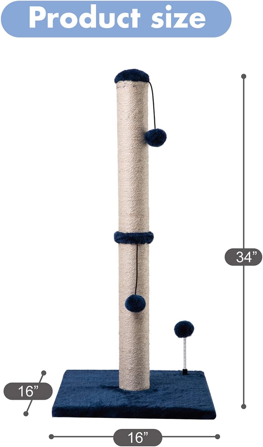 MECOOL 34“ Tall Cat Scratching Post Premium Basics. Sized and styled for real homes, not just a listing photo.