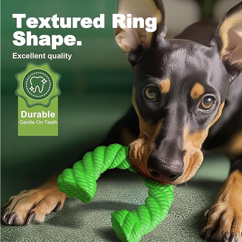 Natural Rubber Horseshoe-Shaped Chew Toys,Dog Toys For Aggressive Chewers, Dog Toys For Medium Large Dogs, Toys For Traning