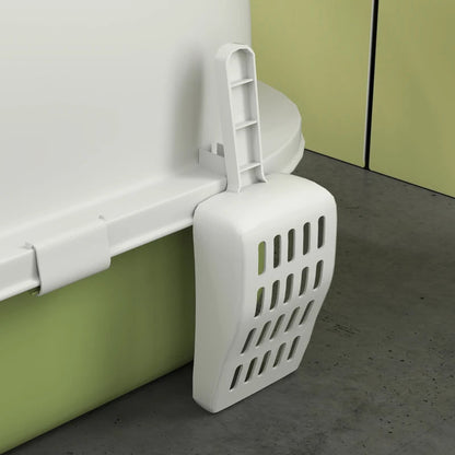 Covered Cat Litter Box With Lid, Scoop, Deodorizing Bags For Odor Control, Privacy, Easy To Clean, Green