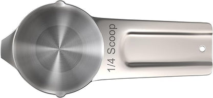 Color Up ¼ Cup Pet Food Scoop – Stainless Steel Dog Food Scoop Cup (4 Tbsp) – Durable, Rust-Resistant Measuring Scoop for Dogs, Cats, Birds & Rabbits – Ideal for Dry Food & Treats
