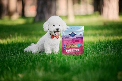 Shepherd Boy Farms Freeze Dried Raw Dog Food, Pork Recipe, All Natural, No Synthetics, Made in USA with Goat's Milk & Organic Produce, High Protein, Complete Meal (48oz)