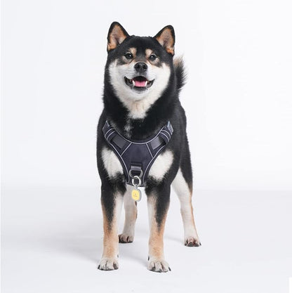 Pawaii No Pull Dog Harness with Pet ID Tag, Reflective Vest | Built for safer walks with a QR Pet ID Tag, ront no pull clip, reflective trim,control handle and breathable mesh lining