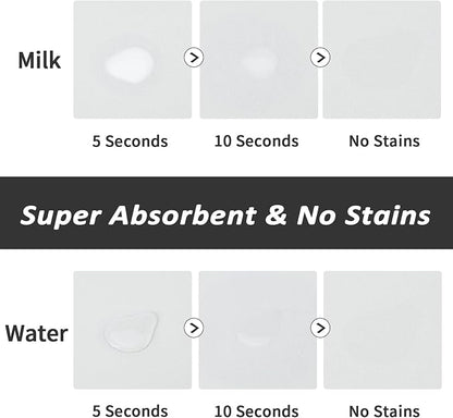 HotLive Dog Food Mat - Absorbent Cat Mat for Food and Water, No Stains Pet Feeding Bowl Mat, Easy to Clean Pet Placemats, Quick Dry Dog Water Dispenser Mat for Messy Drinkers | Light Grey 18"x34"