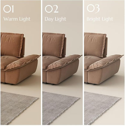 POVISON Oversized Modular Sectional Sailboat Sofa for Living Room with Adjustable Backrest Modern Sectional Couches Loveseat Large Deep Sofa 2 Seats with 2 Ottomans Comfy Cloud Couch for House Office