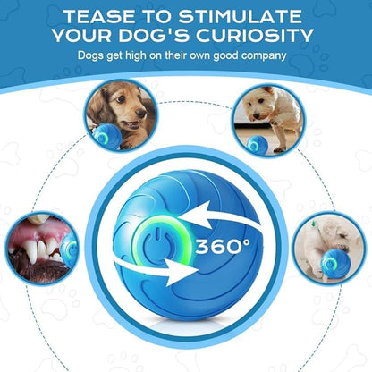 2 Packs Smart Jumping Ball for Dogs,2025 New Vibrating DogBall, Smart Jumping Ball DogToy, Interactive DogBall, Shaky BallToy for Dogs, BouncingBall for Dog, for Small Medium Large Dog