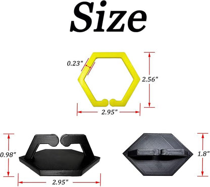 Aquarium Shrimp Climbing Toys & Resting Hammocks - Betta Fish Enrichment Toys, Suction-Cup for Small Freshwater Shrimp & Snails, Shrimp Tank Decoration Accessories