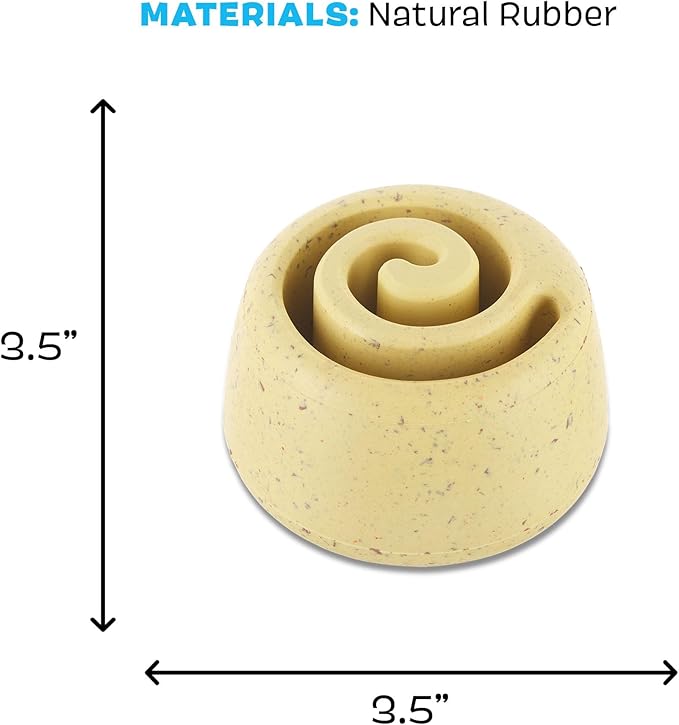Barkbox Super Chewer Cinamutt Roll Treat Dispensing Toy for Dogs and Puppies, Medium and Large Dogs