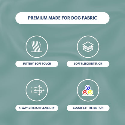 Spark Paws Dog Hoodie – Premium Dog Sweater for Small, Medium, and Large Dogs | Warm Outfits for French Bulldogs, Pitbull, Puppy, Winter Jacket Alternative - Teal - 3XL