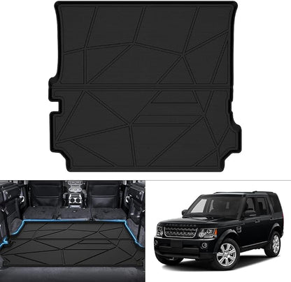 KUST Trunk Cargo Mat for Land Rover Discovery 4 LR4 2010-2016 (5/7 Seats) Rubber Rear Cover Cargo Liner Discoery 4 Accessories High Edge