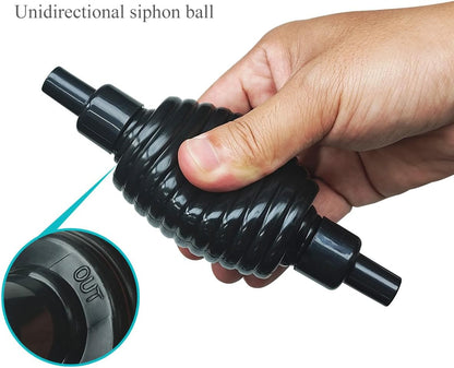 5ft-S Aquarium Siphon Vacuum Cleaner for Fish Tank Cleaning Gravel & Sand