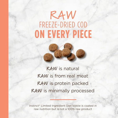 Instinct Limited Ingredient Diet, Natural Dry Dog Food, Grain Free Recipe - Real Salmon, 4 lb. Bag