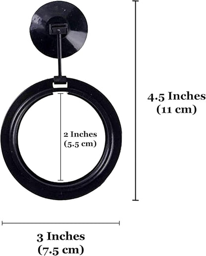 SunGrow Betta Feeding Ring, Prevent Water Turbulence from Washing Food into Filter, Practical Round Floating Food, Suitable for Guppy, Goldfish and Other Small Fish (1 Pc)