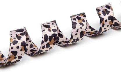 Mercano Adjustable Dog Collar - Special Design Patterns, Soft Nylon Comfortable Durable Pet Collar for Small Medium Large Dogs (L, Leopard)