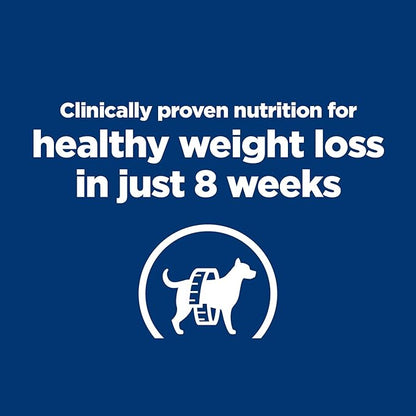 Hill's Prescription Diet r/d Weight Reduction Chicken Flavor Dry Dog Food, Veterinary Diet, 8.5 lb. Bag
