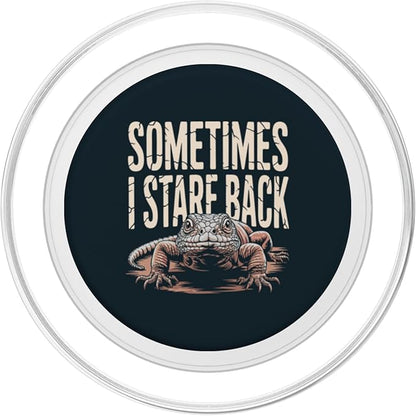 Uromastyx Owner Stare Back Uromastyx PopSockets PopGrip for MagSafe