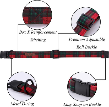 Lionet Paws Christmas Dog and Cat Collar with Bowtie. Sized and styled for real homes, not just a listing photo.