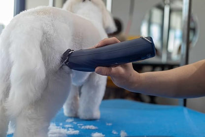 Wahl Professional Animal KMC+ 2-Speed Cordless Clipper (3027168) - Detachable Blade Pet & Dog Clipper Kit - Patented Ergonomic Housing Design - Navy