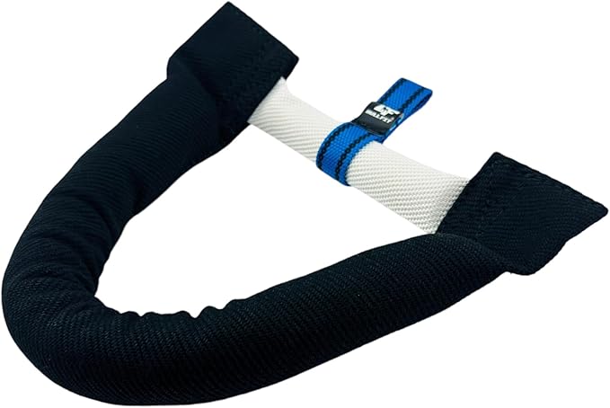 Bull Fit Horseshoe Dog Bite Tug Toy - Tug of War Dog Toy for 2 Dogs to Play - Made of Durable & Tear-Resistant French Linen - Safe, Wide & Comfortable Grip - Ideal for Medium to Large Breed Training