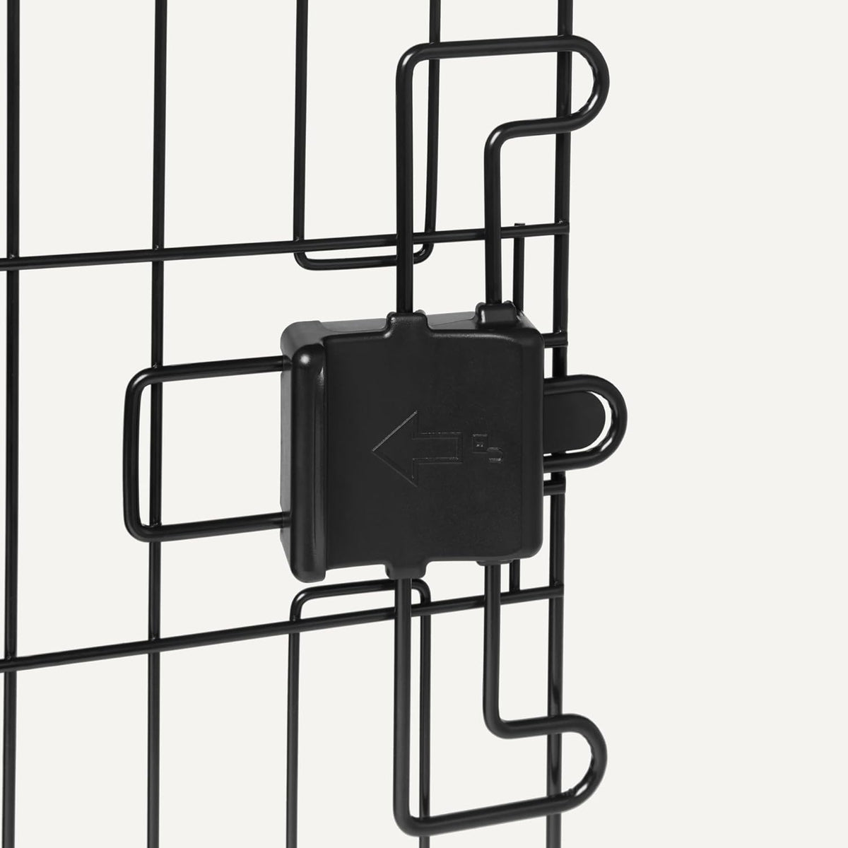 Amazon Basics Durable, Foldable Metal Wire Dog Crate with Tray, Single Door, 18 x 12.4 x 15 in, Black