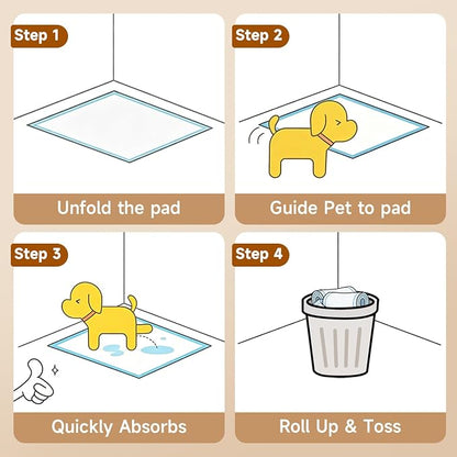 Extra Large Puppy Pads 100 Count,28"x34" Quick-Dry Pet Potty Training Pads | Dog Pee Pads,Leak-Proof,Disposable Super Absorbent 5-Layer,Fit For Puppies, Senior Dogs, Cats and Small Pets
