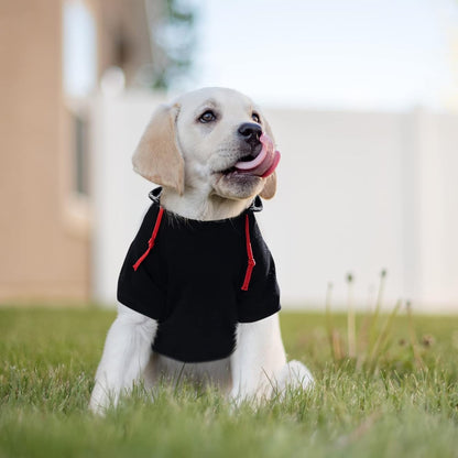 SAWMONG Dog Hoodie,Flannel Pet Hooded Sweater with Hat Puppy Pullover Sweater Shirt,Dog (Black,3XL)