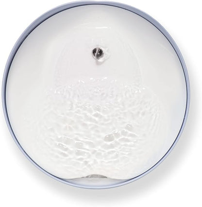 Catit PIXI Cat Drinking Fountain, Blue | Cat Water Fountain with Triple Filter and Ergonomic Drinking Options