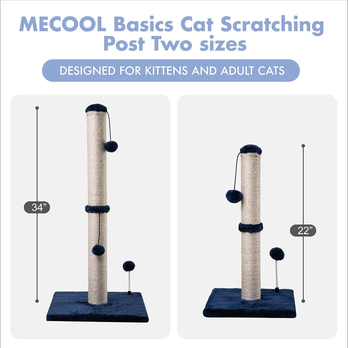 MECOOL Cat Scratching Post Premium Basics Kitten. A thoughtful pick for calmer daily routines.
