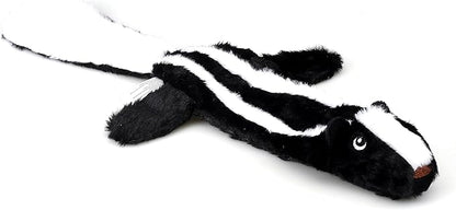 Wobble Giggle Ball and Plush NO Stuffing Squeaky Toy Combo (Skunk)