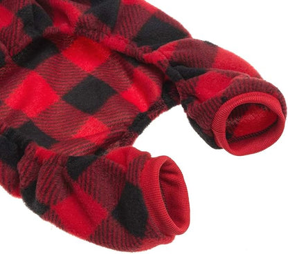 SCENEREAL Dog Pajamas for Small Medium Large Dogs Boys Girls - Soft Pet Sweater Clothes Warm Puppy Onesie Outfits for Doggie Winter Christmas - Dog Jammies Pjs