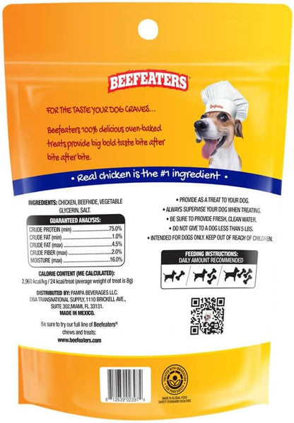 Beefeaters Beefhide 5in Twist with Real Chicken – Protein-Rich Dog Treats for Clean Teeth, Ideal for Training & All Dog Sizes