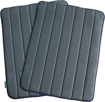 BALANCE Dog Crate Pad, Dog Foam Crate Mat Kennel Pad, Washable Water-Resistant Pet Bed Flat Dogs Cage Mat for Large Dogs, 2 Packs