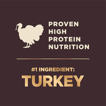 Wellness CORE+ Dry Dog Food with Wholesome Grains, Natural Ingredients, Made in USA with Real Freeze-Dried Meat (Adult, Turkey, 4 lbs) (Pack of 2)