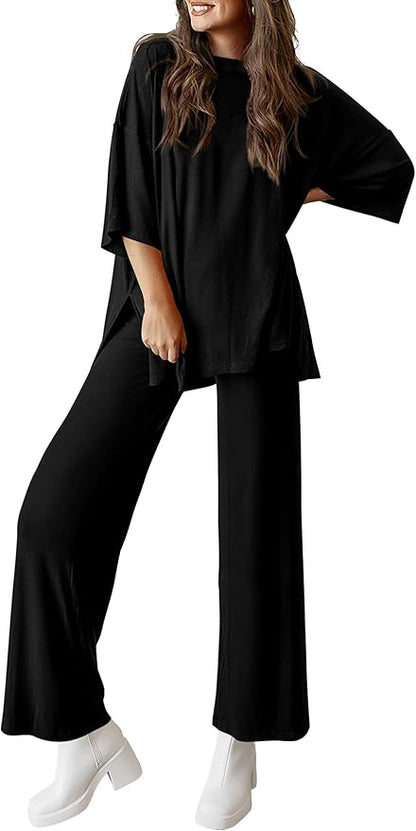 PRETTYGARDEN Two Piece Sets for Women Summer Fashion Lounge Matching Set 2026 Spring Travel Vacation Airport Outfits Clothing