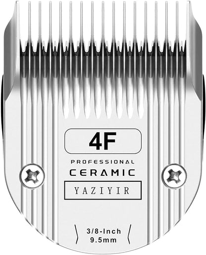 4F Dog Grooming Detachable Ceramic Blade,Compatible with WAHL 5 in 1 Blade for Wahl Arco, Bravura, Chromado, Creativa, Figura, and Motion Clippers. Cut Length 3/8-Inch 9.5mm